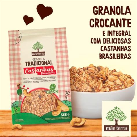 Granola Mãe Terra Tradicional 800g Sonda Supermercado Delivery