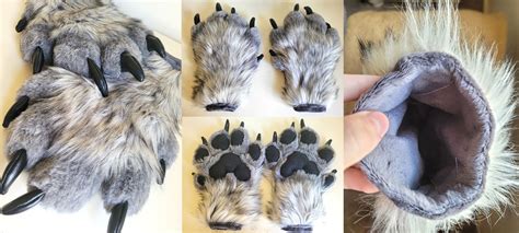 GRAY WOLF PAWS by DraconicAbsurdism on DeviantArt