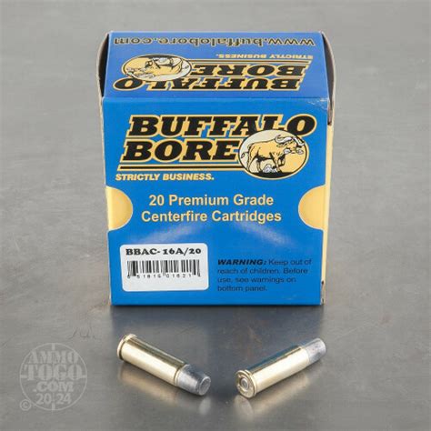 41 Rem Magnum Ammo 20 Rounds Of 265 Grain Lead Flat Nose By Buffalo Bore