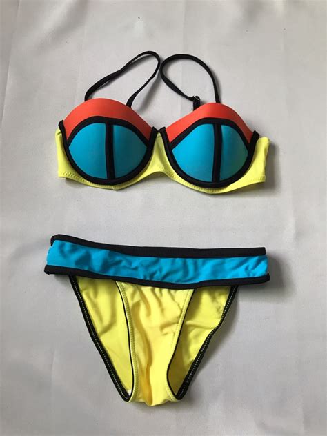 Y2k Tricolor Bikini Women S Fashion Swimwear Bikinis Swimsuits On