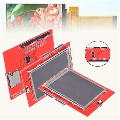 24 Tft Lcd Display Shield Touch Panel Ili9341 240x320 For Arduino Uno Zh6 Diy