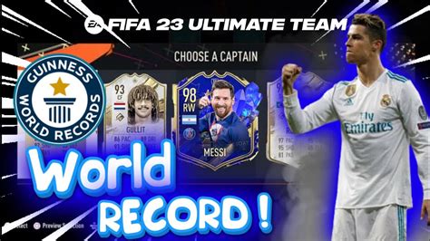 Fifa On Tente Le World Record Draft Youtube