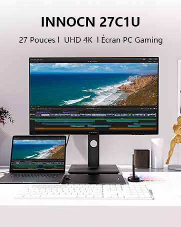 INNOCN 27G1S Écran PC Gaming 27 Pouces QHD 2560x1440 VA 240Hz 1ms