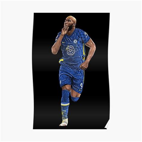 Art Romelu Lukaku Poster For Sale By Niluhjohnson Redbubble