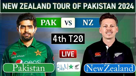 Pakistan Vs New Zealand 4th T20 Match Live Commentary Pak Vs Nz Live