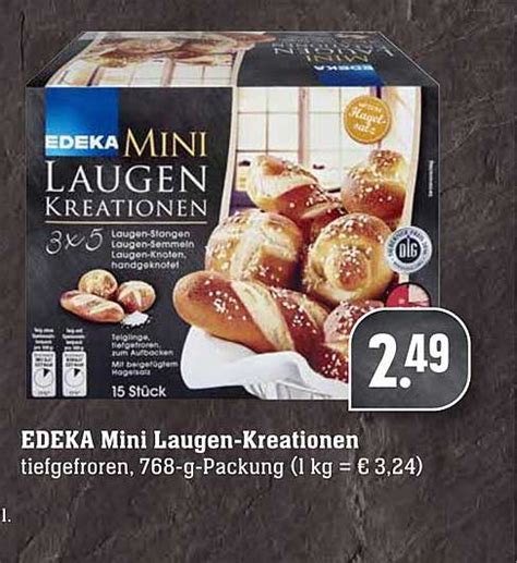 Edeka Mini Laugen Kreationen Angebot Bei Scheck In Center Prospekte De