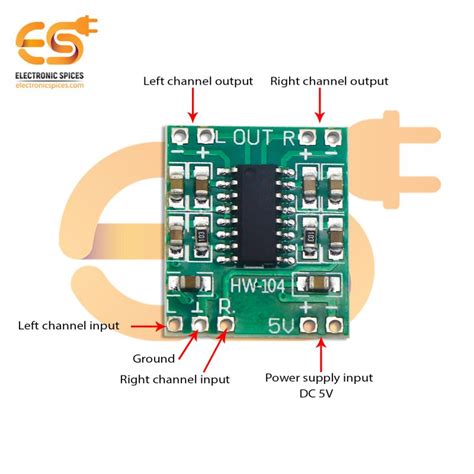 Pam Stereo Audio Amplifier Module Pinout Features Off