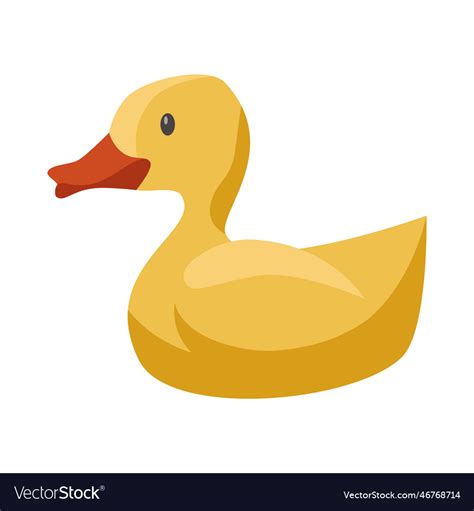 Yellow rubber duck Royalty Free Vector Image - VectorStock