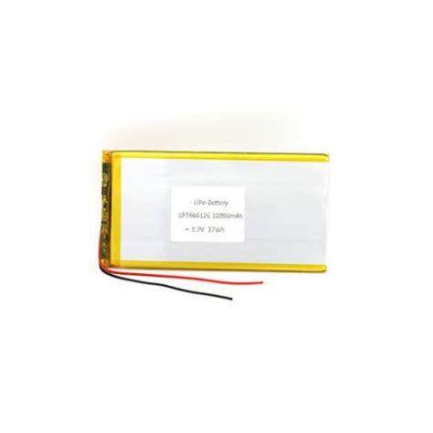 3 7 V 10000mAh Lipo Battery LP7866126 Large Lithium Polymer Battery