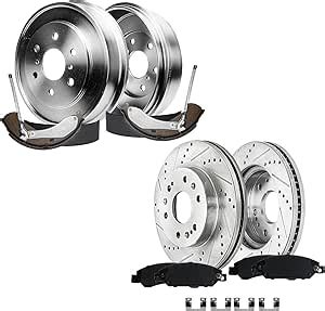 Amazon Detroit Axle 8pc Brake Kit For 2005 2008 Chevy GMC