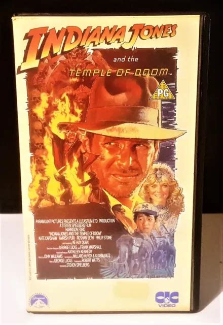 INDIANA JONES AND The Temple Of Doom 1984 VHS CIC VHR 2185