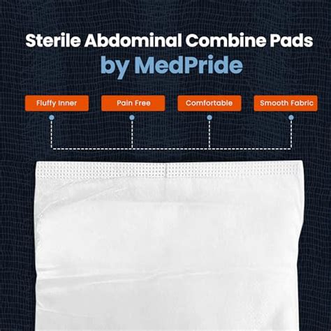 Medpride Sterile Abdominal Abd Combine Pads Pack X Inches