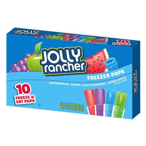 Jolly Rancher Freezer Pops Saftis Blanda Drops As