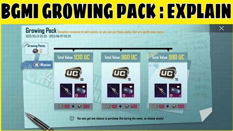 Bgmi Growing Pack Bgmi Growing Pack Buy Or Not Growing Pack Event