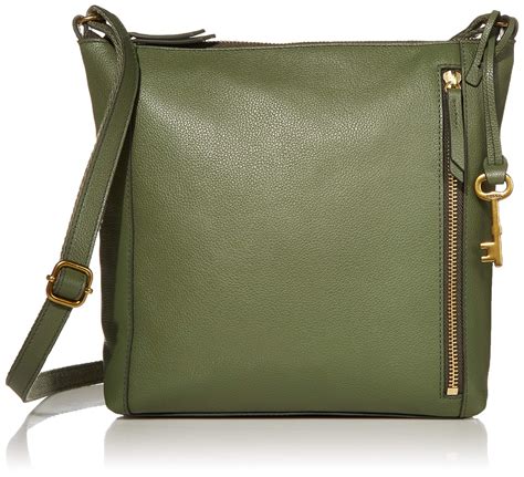 Fossil Tara Leather Crossbody Handbag In Green Lyst