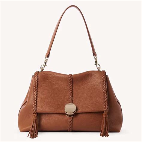 Chloe Women Penelope Medium Soft Shoulder Bag Brown