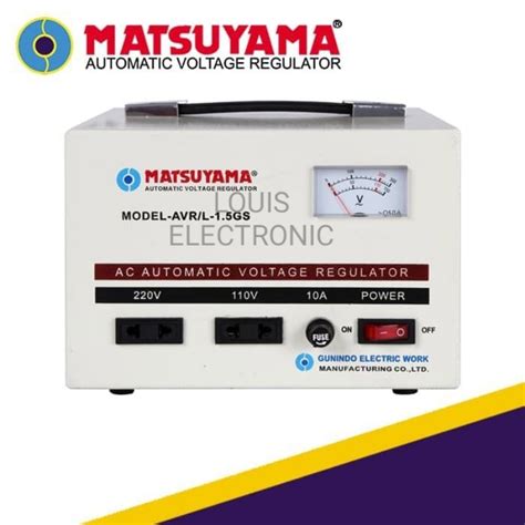 Jual Stabilizer Matsuyama Watt Stavolt Stabilizer Kva Avr L