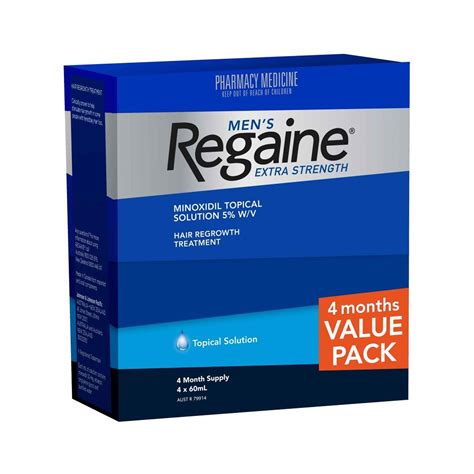 Rogaine Mens Rogaine Extra Strength 5 Minoxidil Topical Solution