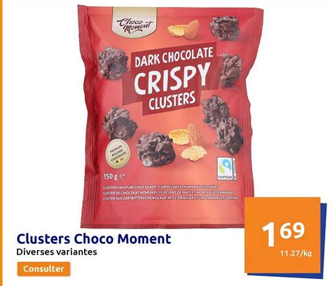 Promo Clusters Choco Moment Chez Action ICatalogue Fr