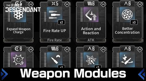 Weapon Modules The First Descendant｜game8