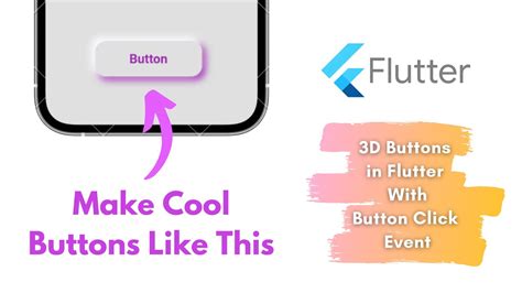 How To Make Custom Buttons In Flutter Using Container 3d Button In