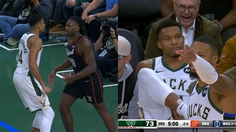 Giannis Gets Ejected For Staring Down Isaiah Stewart After Dunk Then