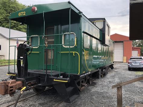 Maine Central Caboose 672 The Nerail New England Railroad Photo Archive