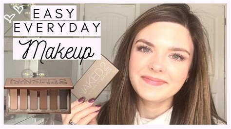 Easy Natural Everyday Makeup Ft Urban Decay Naked 2 Basics Palette