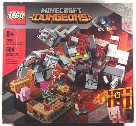 Lego 21163 Minecraft Dungeons The Redstone Battle New See Pics Description 673419319072 Ebay