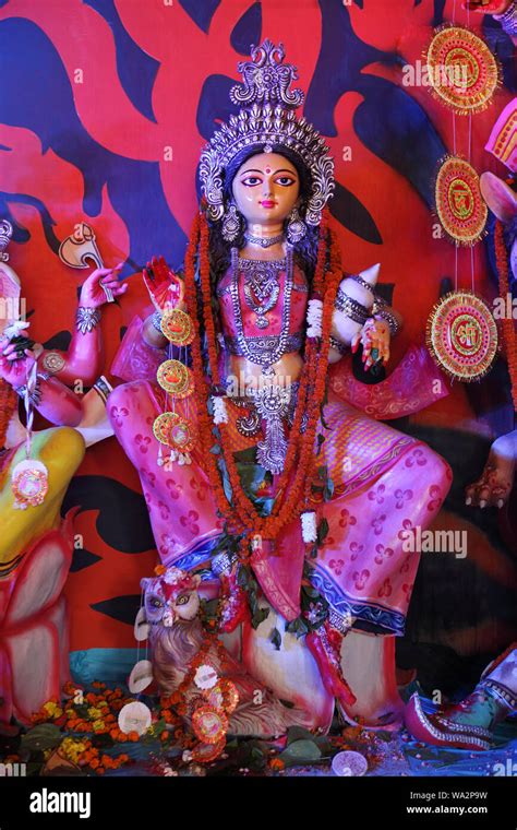 Statue of Lakshmi in a temple, India Stock Photo - Alamy