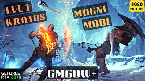 Kratos Level Vs Magni Modi Power Of Kvasir Boss Fight Gmgow