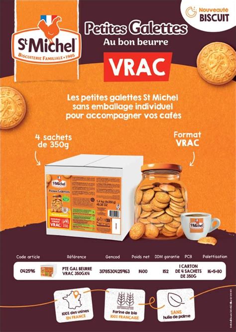 St Michel Professionnel Nouvelles galettes pour le café EN VRAC