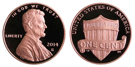 2014 S Lincoln Shield Cent Copper Plated Zinc Penny Value And Prices