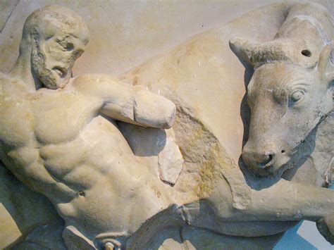 Roman Times Hercules And The Cretan Bull