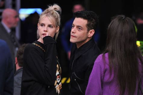 LUCY BOYNTON and Rami Malek at LA Lakers vs Philadelphia 76’ers Game 01/29/2019 – HawtCelebs