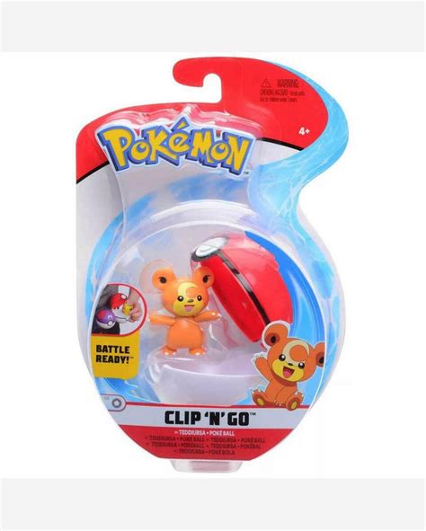 Riachuelo Figuras de Ação Pokémon Wave 7 Jazwares Teddiursa