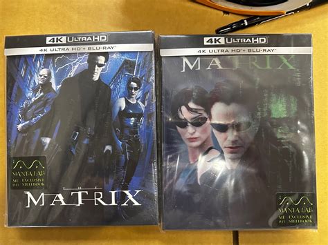 The Matrix 4k Uhd 2d Blu Ray Steelbook Manta Exclusive Lenticular