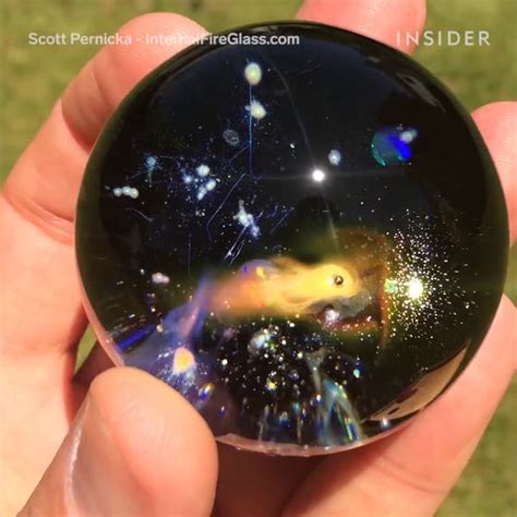 How Do You Make Galaxy Glass Orb Like A Swirling Galaxy Confined In A Glass Bulb As It Is