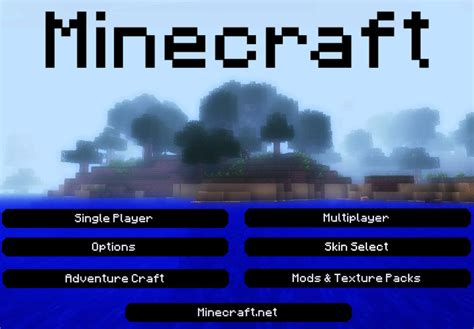 minecraft main menu  lazulichaos  deviantart