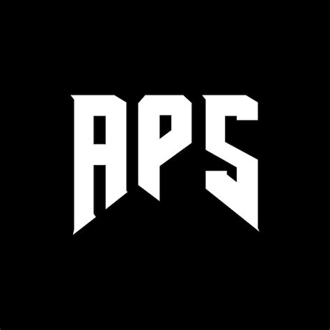 Premium Vector | APS letter logo design for technology company APS logo ...