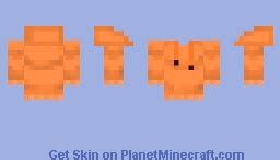 Orange Hoodie Minecraft Skin