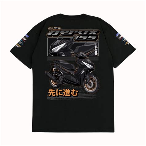 Jual Karimake Kaos Baju Motor Yamaha All New Aerox Vva V Kaos