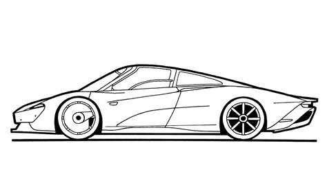 How To Draw A MCLAREN SPEEDTAIL YouTube