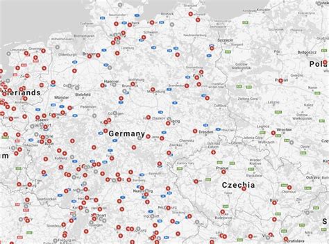 Tesla Plant Laut Karte 68 Neue Supercharger In Deutschland Teslamag De