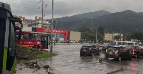 Bogotá fuerte inundación en el norte de la capital por el