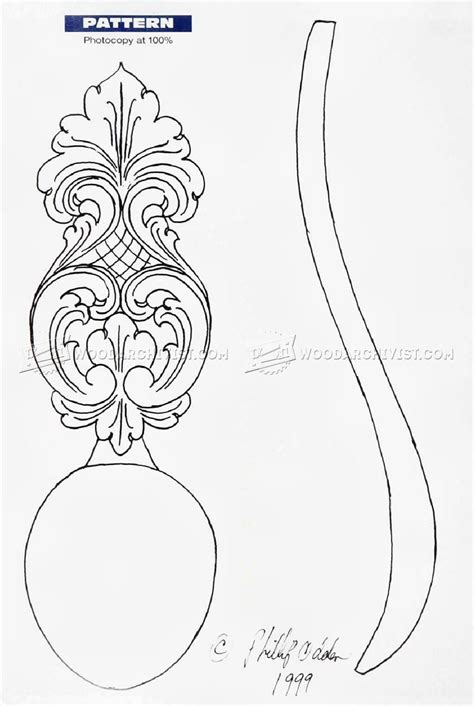 Acanthus Spoon Carving Wood Carving Patterns • Woodarchivist