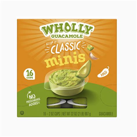 Bjs Wholesale Club Wholly Mini Guacamole Classic Minis Same Day