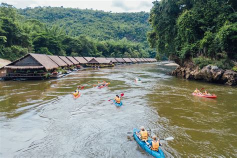 Kayaking on the River Kwai