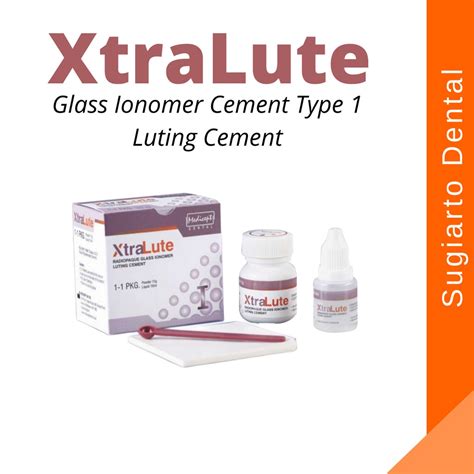 Jual Xtra Lute Glass Ionomer Cement Type Luting Cement Shopee