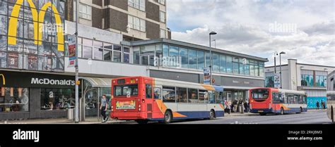 Town Centre At Corby England Stock Photo Alamy